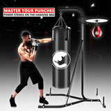 MAXSTRENTH 2 Way Heavy Duty Boxing Punch Bag Frame & Speed Ball Stand