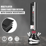 MAXSTRENGTH 5.5FT Freestanding Punch Bag + Boxing Gloves Combo White/Black Training Set