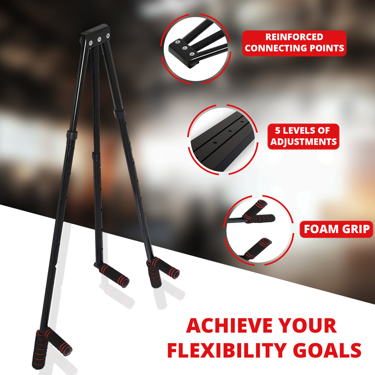 Enhance Flexibility with MaxStrength Leg Stretcher | Leg Extension Made Easy