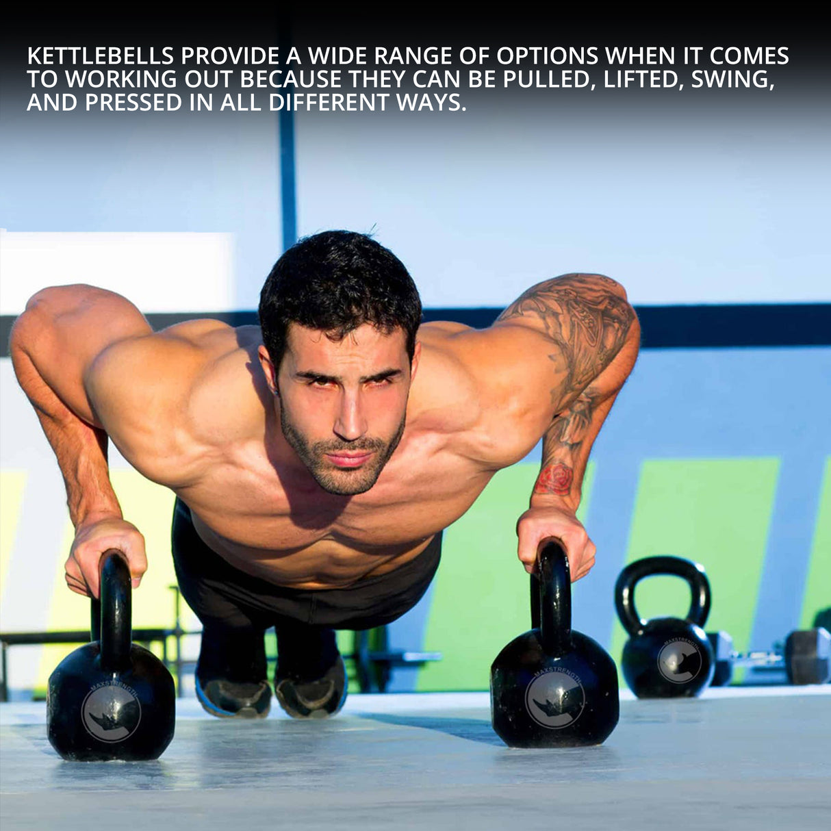 MAXSTRENGTH Kettlebells Set for Strength Training