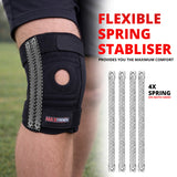 MAXSTRENGTH Knee Brace 2 Strap Open Patella Support Therapy Brace| Pain Relief & Improved Circulation| b504