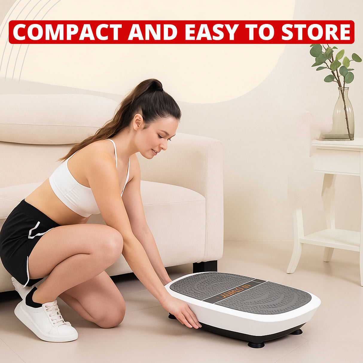 3D Crazy Fit Vibration Plate – Dual Motor Oscillation & Pulsation, 80 Speed Levels