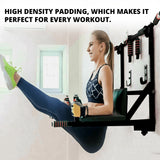 MAXSTRENGTH Wall Mounted Pull Up Bar & Dip Station White