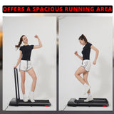 MAXSTRENGTH Folding Treadmill for Home | 1-12km/h Speed, Remote Control, 1HP Motor | 120x50cm Running Surface | Compact, Quiet, CE Certified | 120kg Max Load