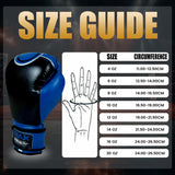 MAXSTRENGTH Boxing Gloves & Focus Pads with 4.5m Hand Wraps | Punch Mitt Set for Muay Thai, MMA, Kickboxing, Sparring Training (Blue Black series)