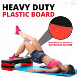 MAXSTRENGTH Aerobic Stepper Platform | 5 Level Adjustable Fitness Step