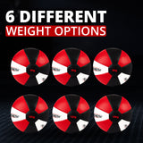 MAXSTRENGTH Leather Medicine Ball for Fitness Training | Weighted Exercise Ball for Core Strength, Balance & Conditioning | Durable Gym Medicine Ball 8kg 10kg 12kg 15kg Red/White