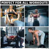 MAXSTRENGTH Ultimate Strength Training Bundle | Olympic Barbell Bar + Adjustable Weight Bench Rack + Kettlebell Set (8kg/10kg/12kg)
