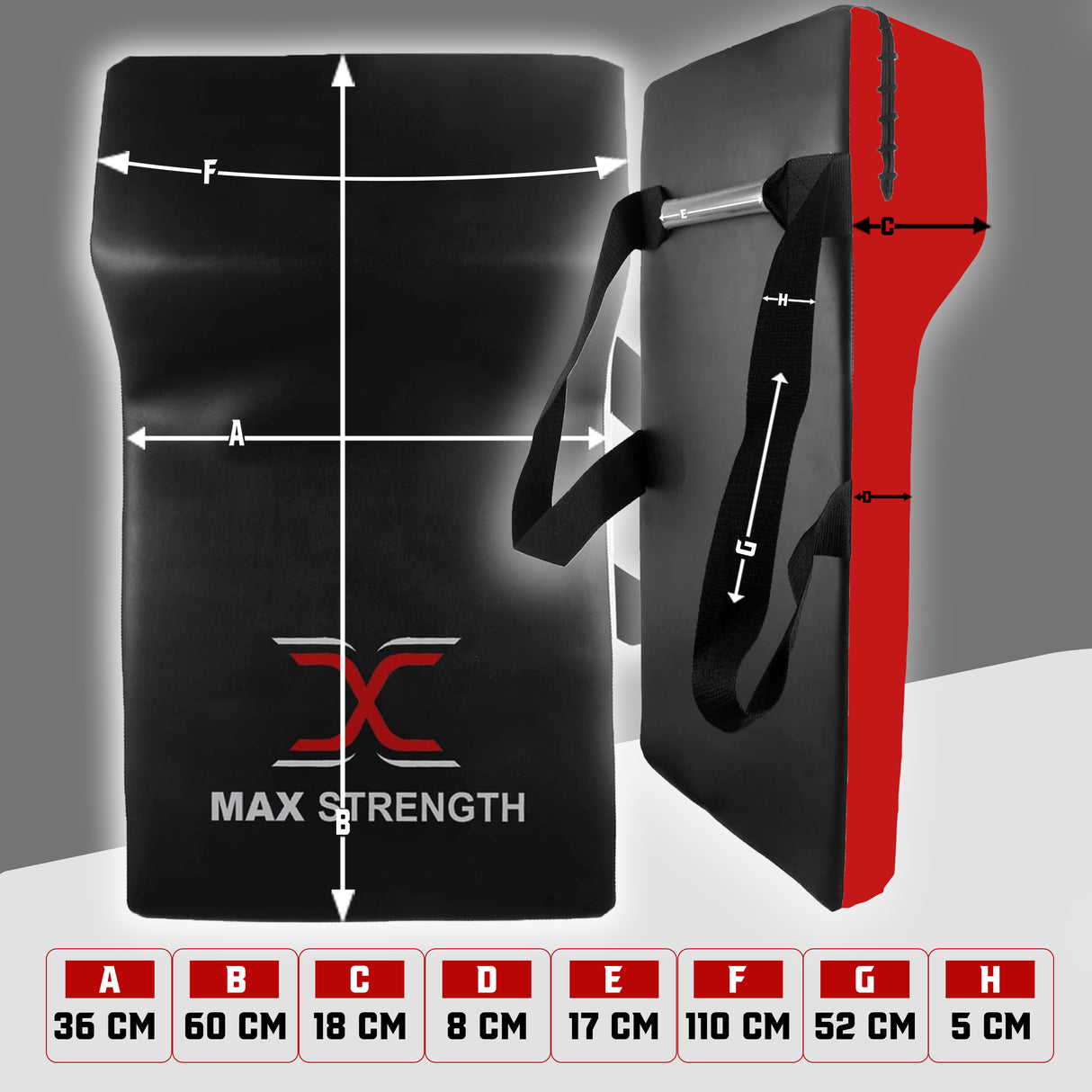 MAXSTRENGTH Rugby Strike Tackle Shield Heavy Duty