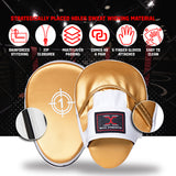 MAXSTRENGTH Boxing Focus Pads Mitts Golden/White