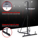 MAXSTRENTH 2 Way Heavy Duty Boxing Punch Bag Frame & Speed Ball Stand