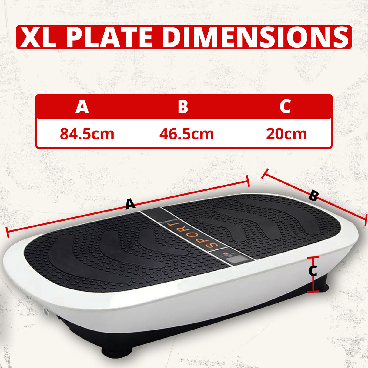 3D Crazy Fit Vibration Plate – Dual Motor Oscillation & Pulsation, 80 Speed Levels