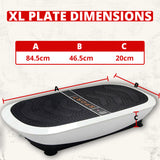 3D Crazy Fit Vibration Plate – Dual Motor Oscillation & Pulsation, 80 Speed Levels