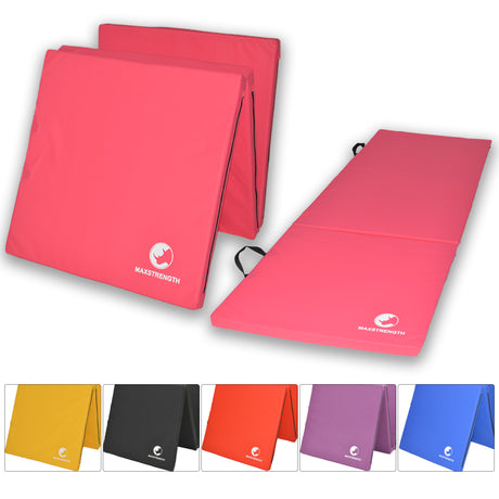 MAXSTRENGTH Tri Folding Mat Gymnastic and Fitness Exercise