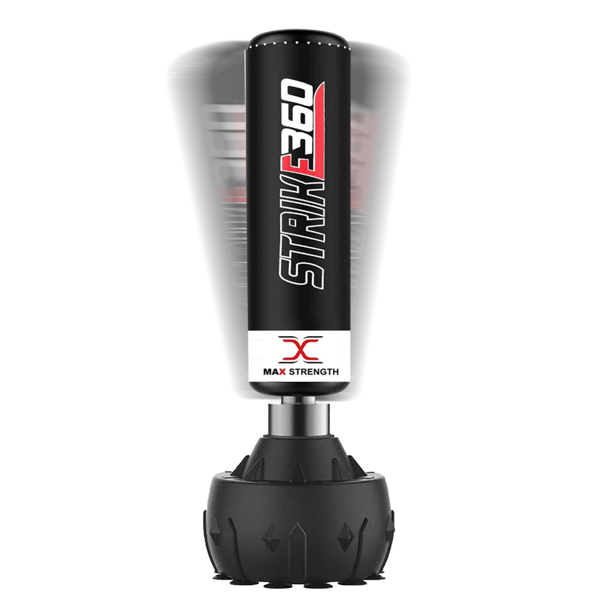 MAXSTRENGTH Freestanding Punch Bag Strike360 White/Black 5.5FT