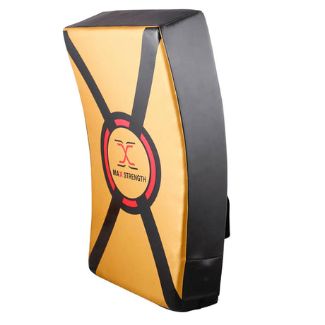 MAXSTRENGTH Boxing Kick Pad Strike Shield Gold