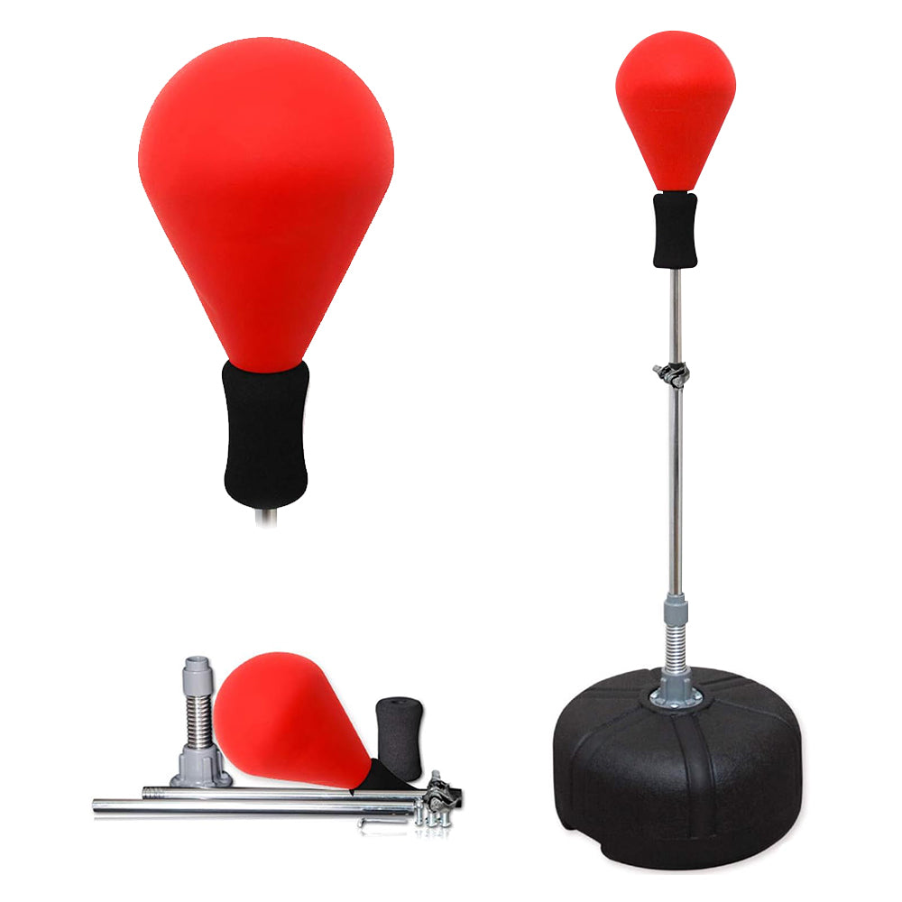 MAXSTRENGTH Free Standing Boxing Speed Ball Red