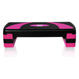 MAXSTRENGTH 3 Level Adjustable Aerobic Stepper | Cardio Fitness Step