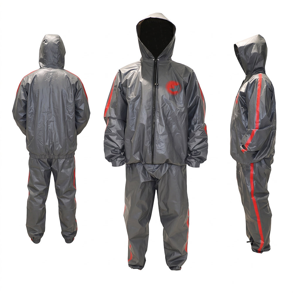 MAXSTRENGTH Sauna Suit for Men & Women | Heavy Duty Sweat Suit | Neoprene Anti-Rip Track Suit for Gym, Cardio, Running, Boxing & MMA