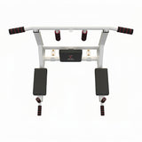 MAXSTRENGTH Wall Mounted Pull Up Bar & Dip Station White