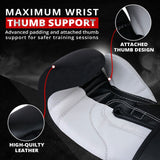 MAXSTRENGTH Boxing Gloves & Focus Pads Set – Curved Hook & Jab Mitts for Boxing, MMA, Muay Thai & Kickboxing Training