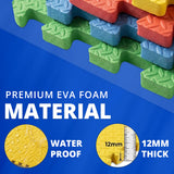 Interlocking Foam Play Mat for Kids | EVA Baby Floor Mat 12mm