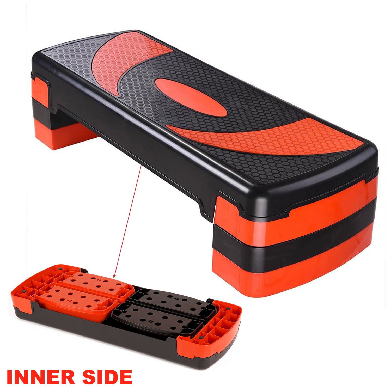 Red Aerobic stepper- Fitness