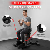 MAXSTRENGTH Sissy Squat Leg Crunch Fitness Equipment Multi Function