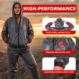 MAXSTRENGTH Sauna Suit for Men & Women | Heavy Duty Sweat Suit | Neoprene Anti-Rip Track Suit for Gym, Cardio, Running, Boxing & MMA