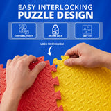 Interlocking Foam Play Mat for Kids | EVA Baby Floor Mat 12mm
