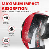 MAXSTRENGTH Boxing Kick Pad Strike Shield Curved Red/Black