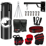 MAXSTRENGTH 3FT/4FT Boxing Punch Bag Set with Gloves, Chain & Bracket