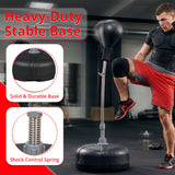 MAXSTRENGTH Freestanding Boxing Speed Ball – Adjustable Training Set