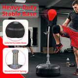 MAXSTRENGTH Free Standing Boxing Speed Ball Red