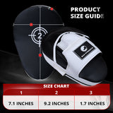 MAXSTRENGTH Boxing Gloves & Focus Pads Set – Curved Hook & Jab Mitts for Boxing, MMA, Muay Thai & Kickboxing Training