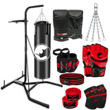 MAXSTRENGTH 3FT/4FT Boxing Punch Bag Set with Gloves, Chain & Bracket