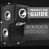 MAXSTRENGTH Wall-Mounted Boxing Punch Pad with Uppercut Seat