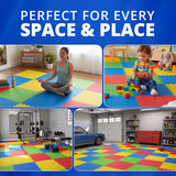 Interlocking Foam Play Mat for Kids | EVA Baby Floor Mat 12mm