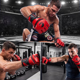 MAXSTRENGTH MMA Fighting Gloves Grappling Rhino Red gloves
