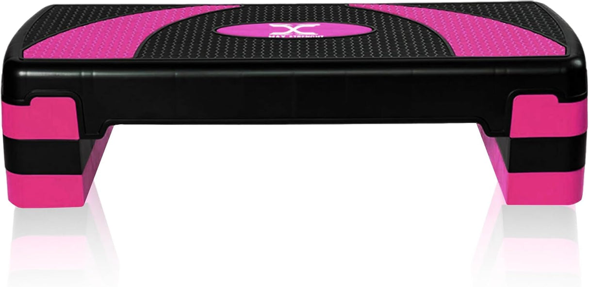 MAXSTRENGTH Aerobic Stepper Step Cardio Exercise 3 Level