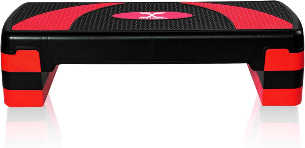 MAXSTRENGTH Aerobic Stepper Step Cardio Exercise 3 Level