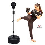 MAXSTRENGTH Free Standing Boxing Speed Ball Black