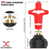 MAXSTRENGTH Freestanding Human Dummy Punchbag 6FT