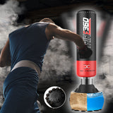 MAXSTRENGTH Freestanding Punch Bag Strike360 Red/Black 5.5FT