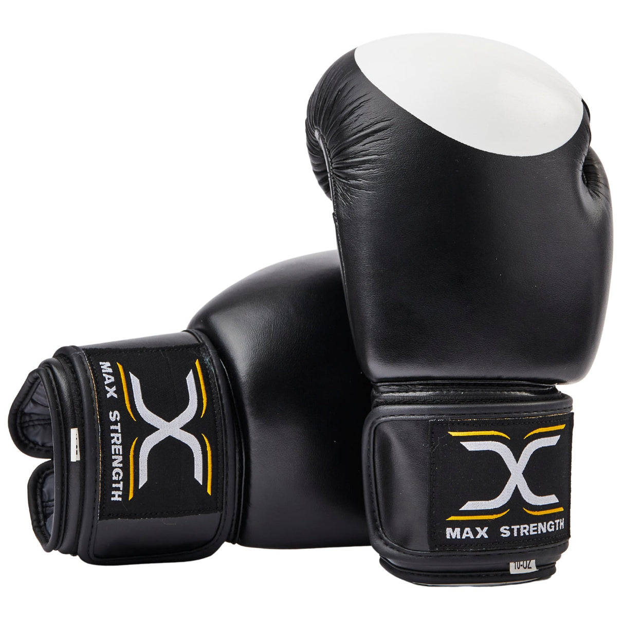 MAXSTRENGTH Rex Boxing Gloves Sparring Black/White