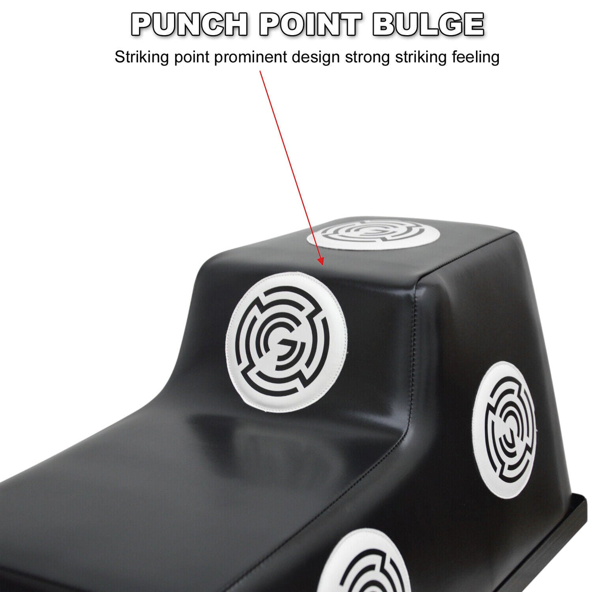 MAXSTRENGTH Wall Mounted Boxing Punch Pad Uppercut Seat