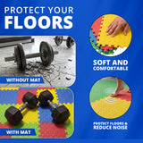 Interlocking Foam Play Mat for Kids | EVA Baby Floor Mat 12mm