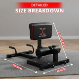 MAXSTRENGTH Sissy Squat Leg Crunch Fitness Equipment Multi Function