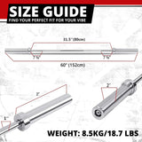 MAXSTRENGTH Olympic Weightlifting Barbell Bar Set