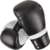 MAXSTRENGTH Boxing Gloves Sparring Gloves Black/White